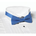 French Blue Banded Bow Tie